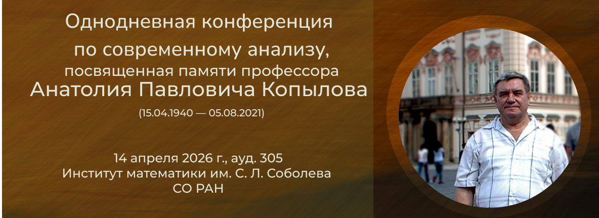 Однодневная конференция по современному анализу, посвященная памяти профессора А. П. Копылова